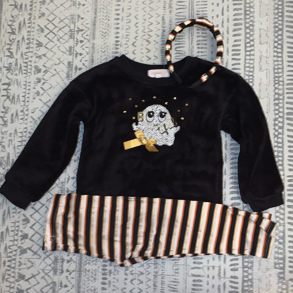 Halloween outfit (sweater, pants, and headband) - Picture 1 of 1